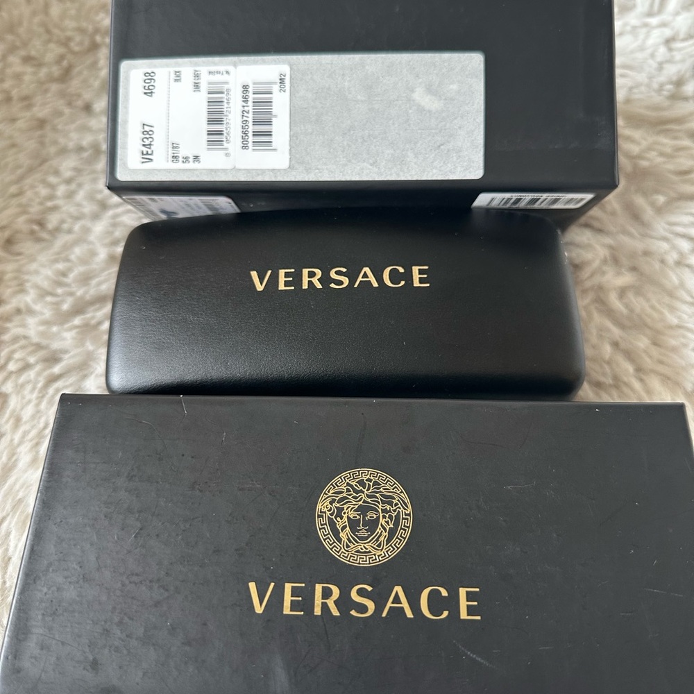 Versace Black  Sunnies and Gold Eyewear Box Set